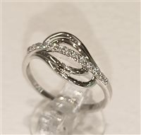 Anello Vidali Gioielli Donna in Oro bianco Zircone ANOR-5-34 - ANOR-5-34